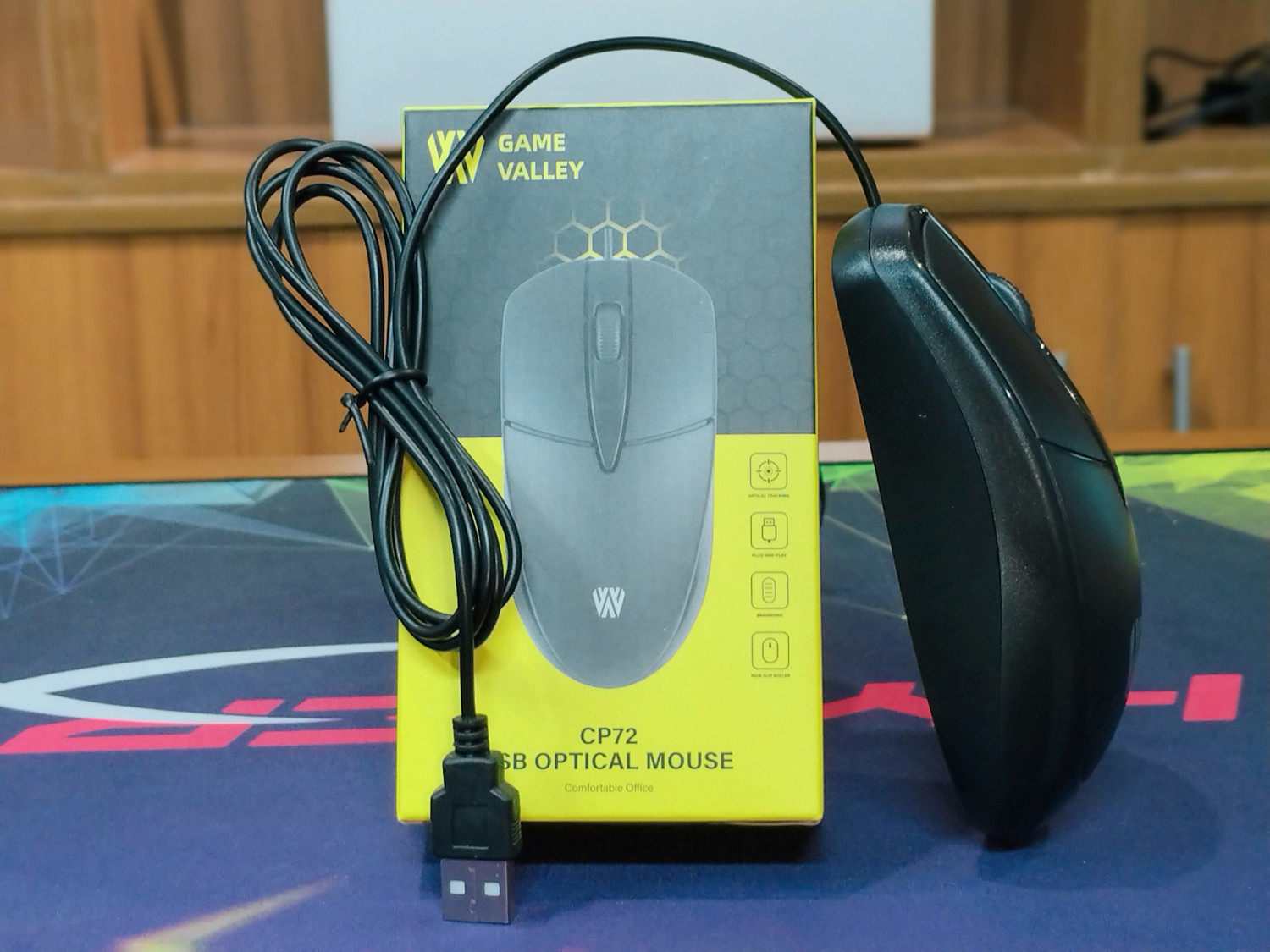 Game Valley  CP72 USB Optical Mouse